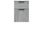 Armoire de bain Sonoma gris 32x34x90 cm Bois d'ingénierie – Image 4