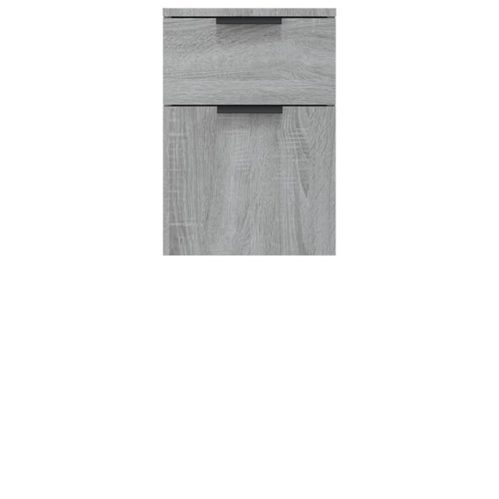 Armoire de bain Sonoma gris 32x34x90 cm Bois d'ingénierie – Image 4