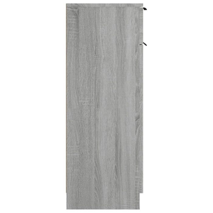 Armoire de bain Sonoma gris 32x34x90 cm Bois d'ingénierie – Image 5