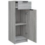 Armoire de bain Sonoma gris 32x34x90 cm Bois d'ingénierie – Image 6