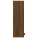 Armoire à miroir de salle de bain Chêne marron 64x20x67 cm – Image 5