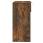 Table console Chêne fumé 90x36x75 cm Bois d'ingénierie – Image 5
