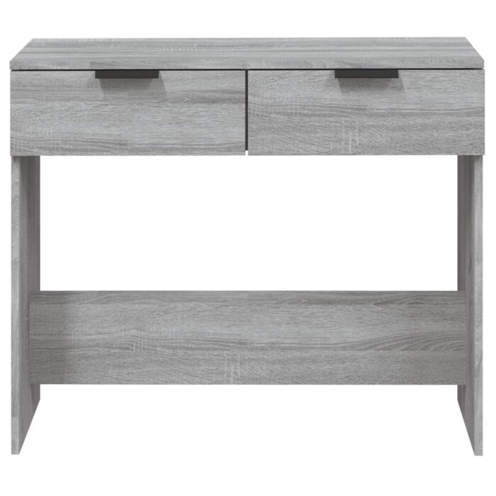 Table console Sonoma gris 90x36x75 cm Bois d'ingénierie – Image 4