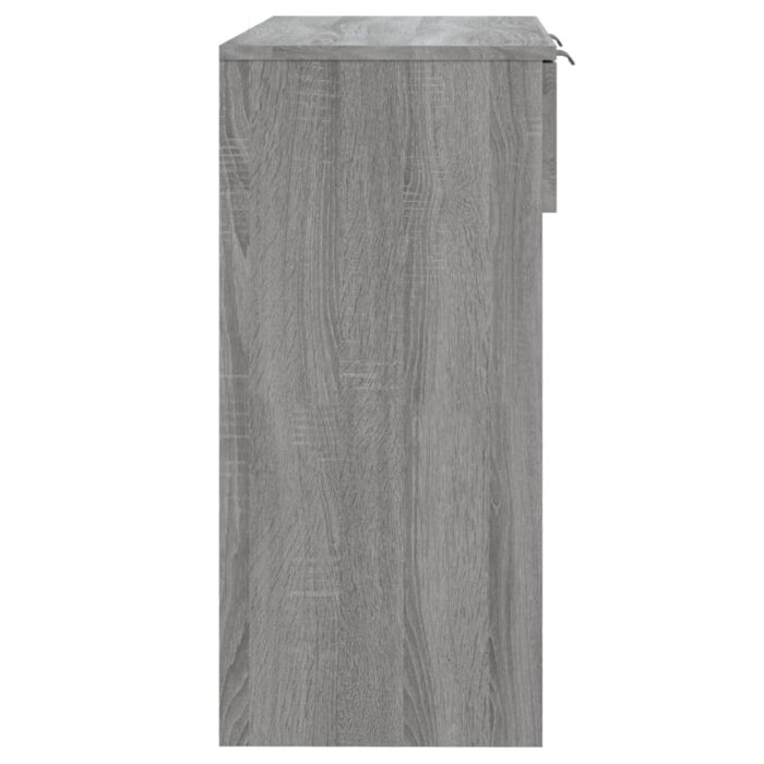 Table console Sonoma gris 90x36x75 cm Bois d'ingénierie – Image 5