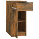 Armoire de bureau Chêne fumé 33,5x50x75 cm Bois d'ingénierie – Image 4