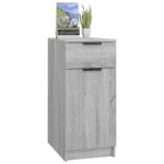Armoire de bureau Sonoma gris 33,5x50x75 cm Bois d'ingénierie – Image 2