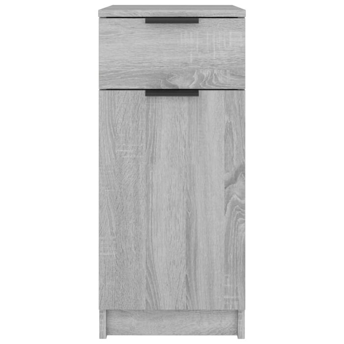Armoire de bureau Sonoma gris 33,5x50x75 cm Bois d'ingénierie – Image 4