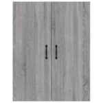 Armoire suspendue Sonoma gris 69,5x34x90 cm Bois d'ingénierie – Image 4