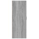 Armoire suspendue Sonoma gris 69,5x34x90 cm Bois d'ingénierie – Image 5