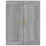 Armoire murale sonoma gris 69,5x32,5x90 cm bois d'ingénierie – Image 3