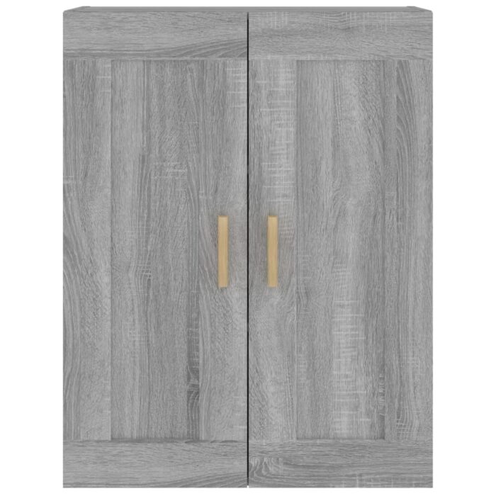 Armoire murale sonoma gris 69,5x32,5x90 cm bois d'ingénierie – Image 3
