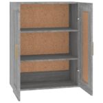 Armoire murale sonoma gris 69,5x32,5x90 cm bois d'ingénierie – Image 4