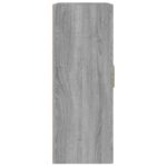 Armoire murale sonoma gris 69,5x32,5x90 cm bois d'ingénierie – Image 5