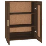 Armoire murale chêne marron 69,5x32,5x90 cm bois ingénierie – Image 4