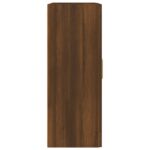 Armoire murale chêne marron 69,5x32,5x90 cm bois ingénierie – Image 5