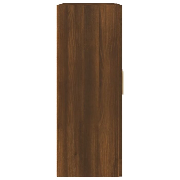 Armoire murale chêne marron 69,5x32,5x90 cm bois ingénierie – Image 5