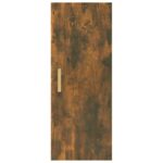 Armoire murale Chêne fumé 34,5x34x90 cm Bois d'ingénierie – Image 4