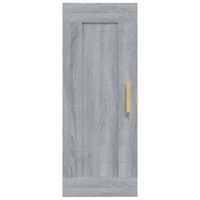 Armoire murale Sonoma gris 35x34x90 cm Bois d'ingénierie – Image 3
