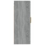 Armoire murale Sonoma gris 35x34x90 cm Bois d'ingénierie – Image 4