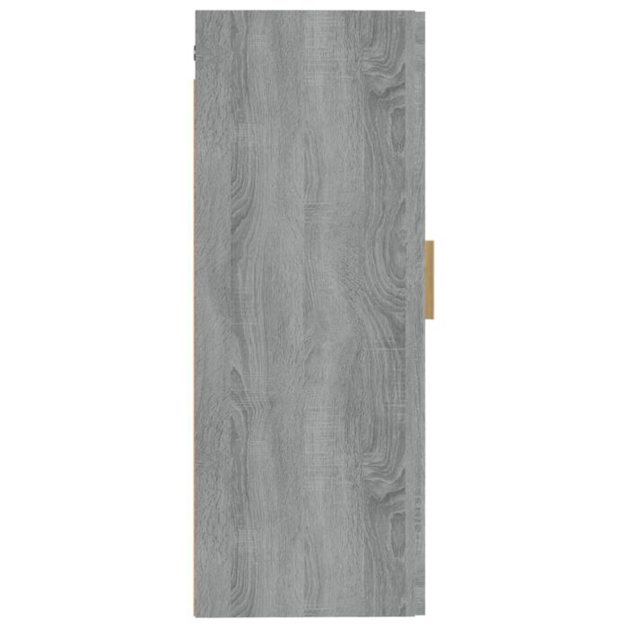 Armoire murale Sonoma gris 35x34x90 cm Bois d'ingénierie – Image 4