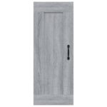 Armoire suspendue Sonoma gris 35x34x90 cm Bois d'ingénierie – Image 3
