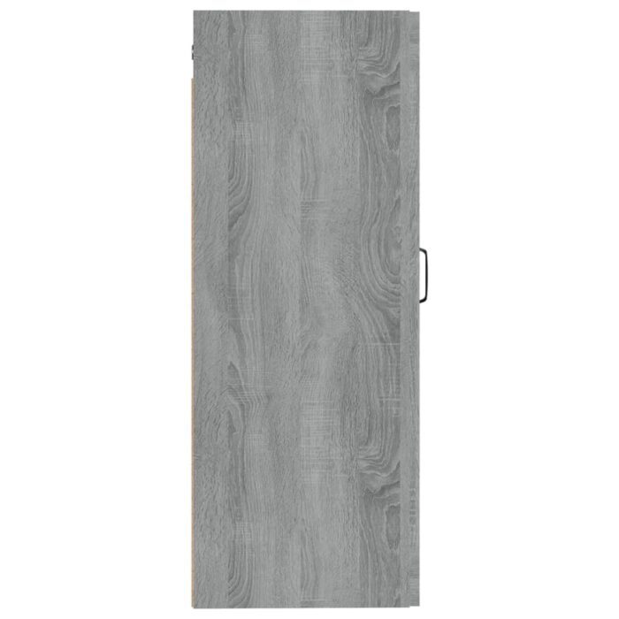 Armoire suspendue Sonoma gris 35x34x90 cm Bois d'ingénierie – Image 4