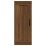 Armoire suspendue Chêne marron 35x34x90 cm Bois d'ingénierie – Image 3