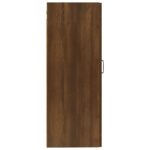 Armoire suspendue Chêne marron 35x34x90 cm Bois d'ingénierie – Image 4