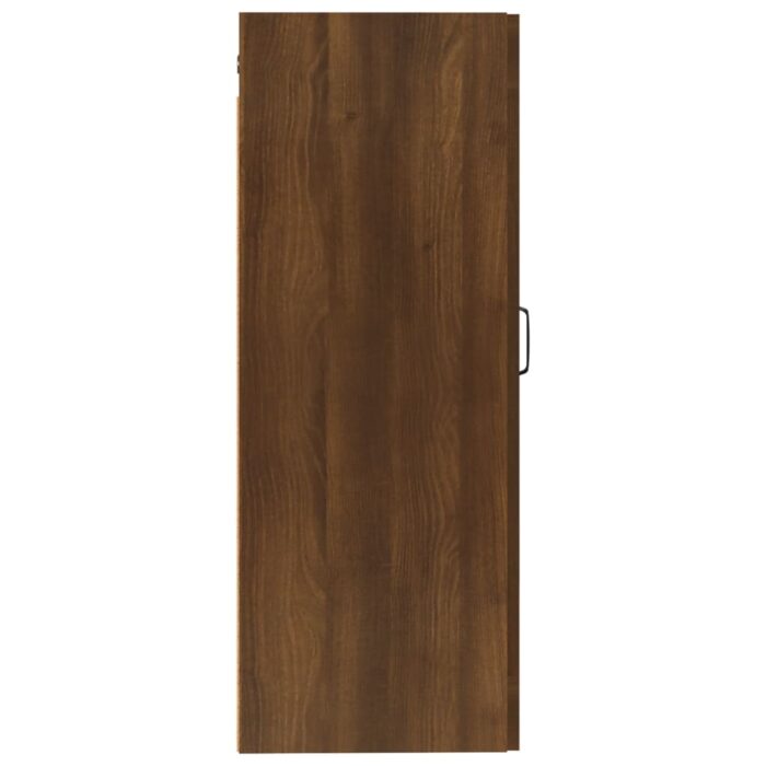 Armoire suspendue Chêne marron 35x34x90 cm Bois d'ingénierie – Image 4