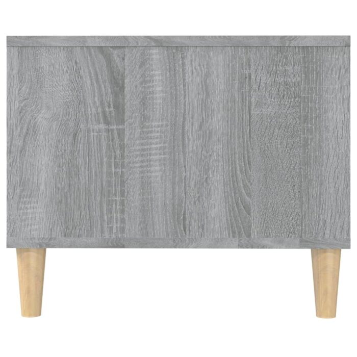 Table basse sonoma gris 102x50x40 cm bois d'ingénierie – Image 3