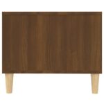 Table basse chêne marron 102x50x40 cm bois d'ingénierie – Image 3