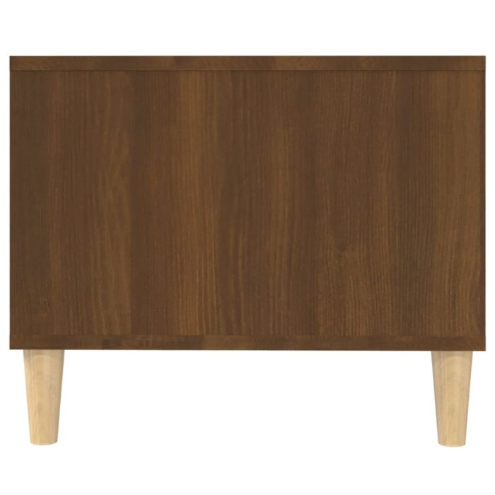 Table basse chêne marron 102x50x40 cm bois d'ingénierie – Image 3
