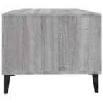 Table basse sonoma gris 102x50x40 cm bois d'ingénierie – Image 5