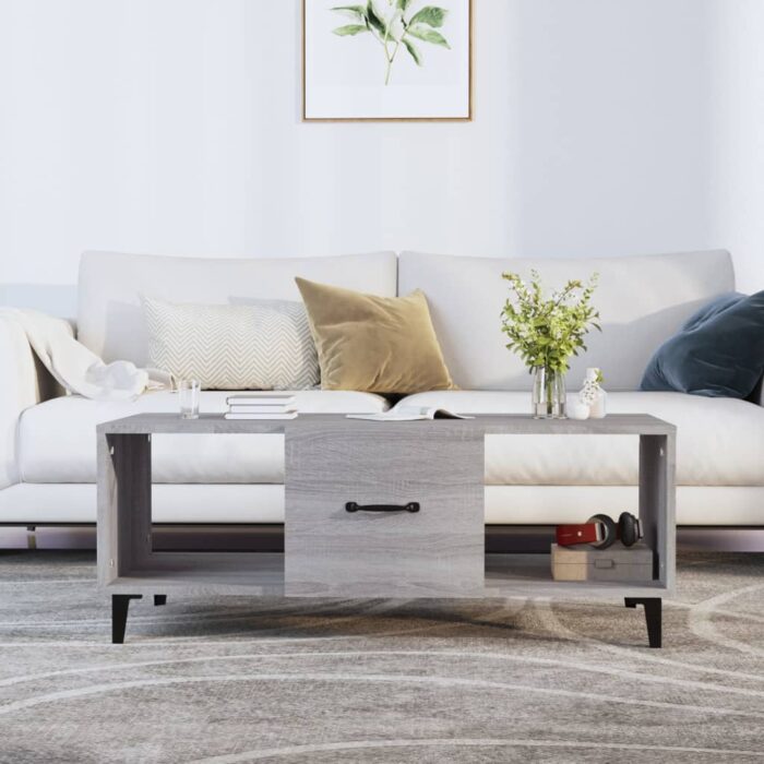 VXL8720287086369_m_en_hd_1.jpg Table basse sonoma gris 102x50x40 cm bois d'ingénierie – Image 1
