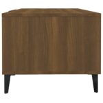 Table basse Chêne marron 102x50x40 cm Bois d'ingénierie – Image 5