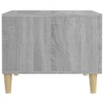 Table basse Sonoma gris 50x50x40 cm Bois d'ingénierie – Image 6