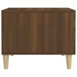 Table basse Chêne marron 50x50x40 cm Bois d'ingénierie – Image 6