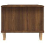 Table basse chêne marron 90x50x40 cm bois d'ingénierie – Image 5