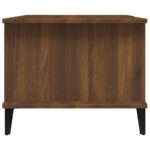Table basse Chêne marron 90x50x40 cm Bois d'ingénierie – Image 2