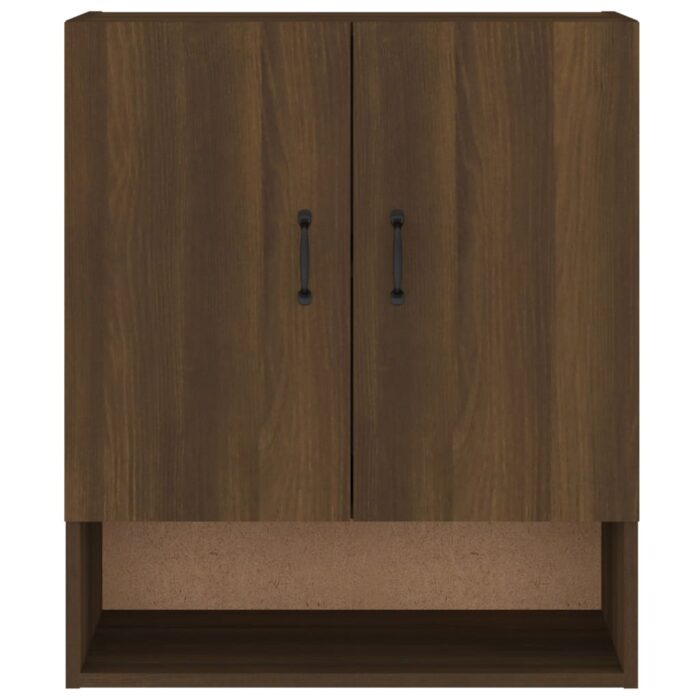 Armoire murale Chêne marron 60x31x70 cm Bois d'ingénierie – Image 3