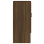 Armoire murale Chêne marron 60x31x70 cm Bois d'ingénierie – Image 4
