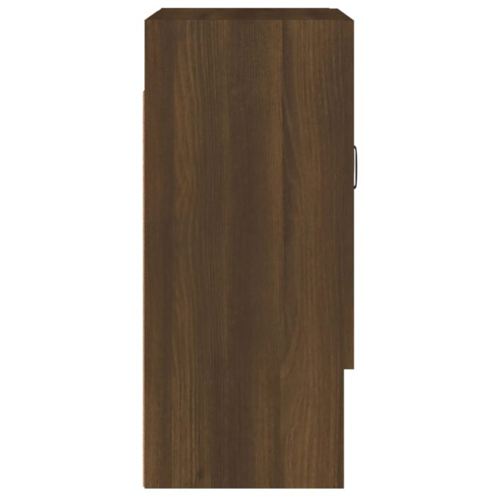 Armoire murale Chêne marron 60x31x70 cm Bois d'ingénierie – Image 4