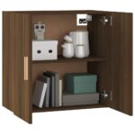 Armoire murale Chêne marron 60x30x60 cm Bois d'ingénierie – Image 2