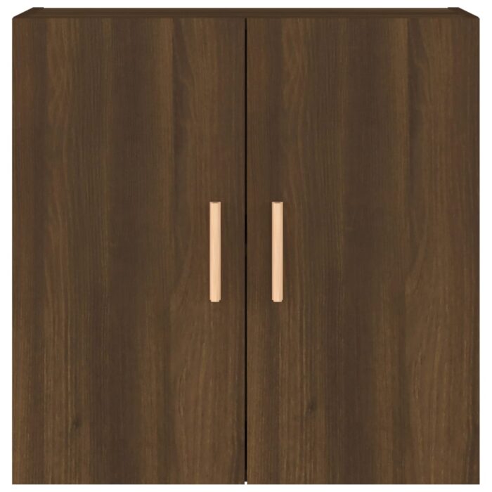 Armoire murale Chêne marron 60x30x60 cm Bois d'ingénierie – Image 3