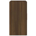 Armoire murale Chêne marron 60x30x60 cm Bois d'ingénierie – Image 4