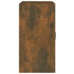 Armoire murale Chêne fumé 60x31x60 cm Bois d'ingénierie – Image 2