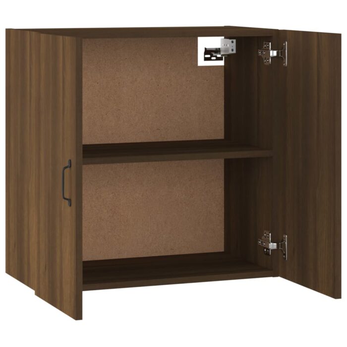 Armoire murale Chêne marron 60x31x60 cm Bois d'ingénierie – Image 3