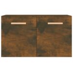 Armoire murale Chêne fumé 60x36,5x35 cm Bois d'ingénierie – Image 3