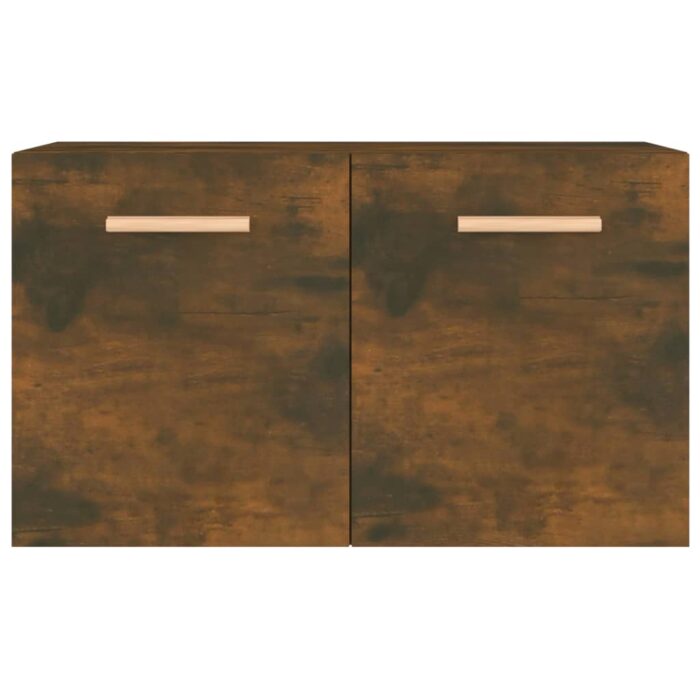 Armoire murale Chêne fumé 60x36,5x35 cm Bois d'ingénierie – Image 3