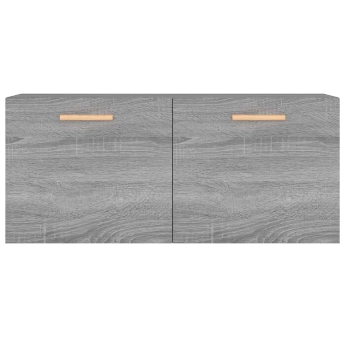 Armoire murale Sonoma gris 80x35x36,5 cm Bois d'ingénierie – Image 3